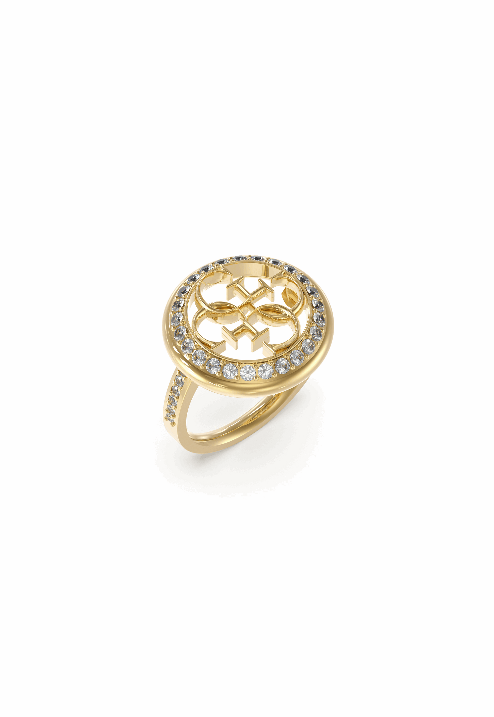 Guess Jewelry - JUBR02139JWYG50 Ring Steel gold For Ladies