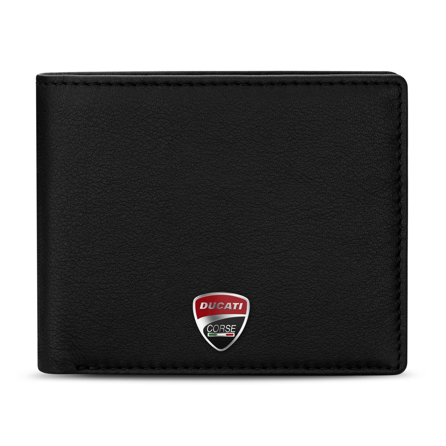 Ducati - DTLGW2201001 - BLACK GENUINE LEATHER WALLET