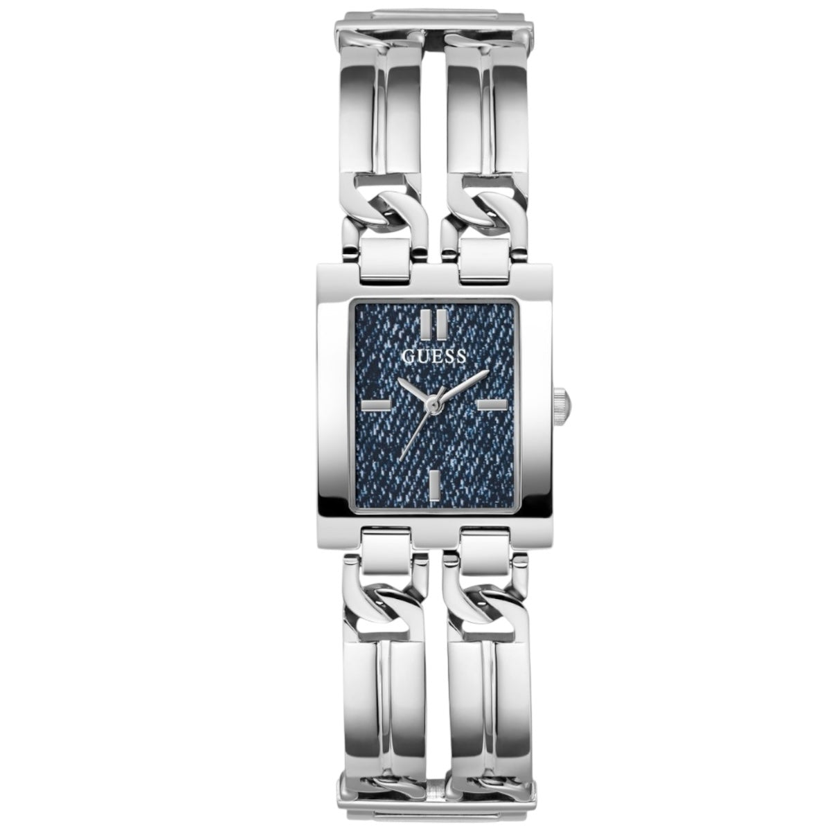 GUESS Ladies Silver Tone Analog Watch   GW0807L1
