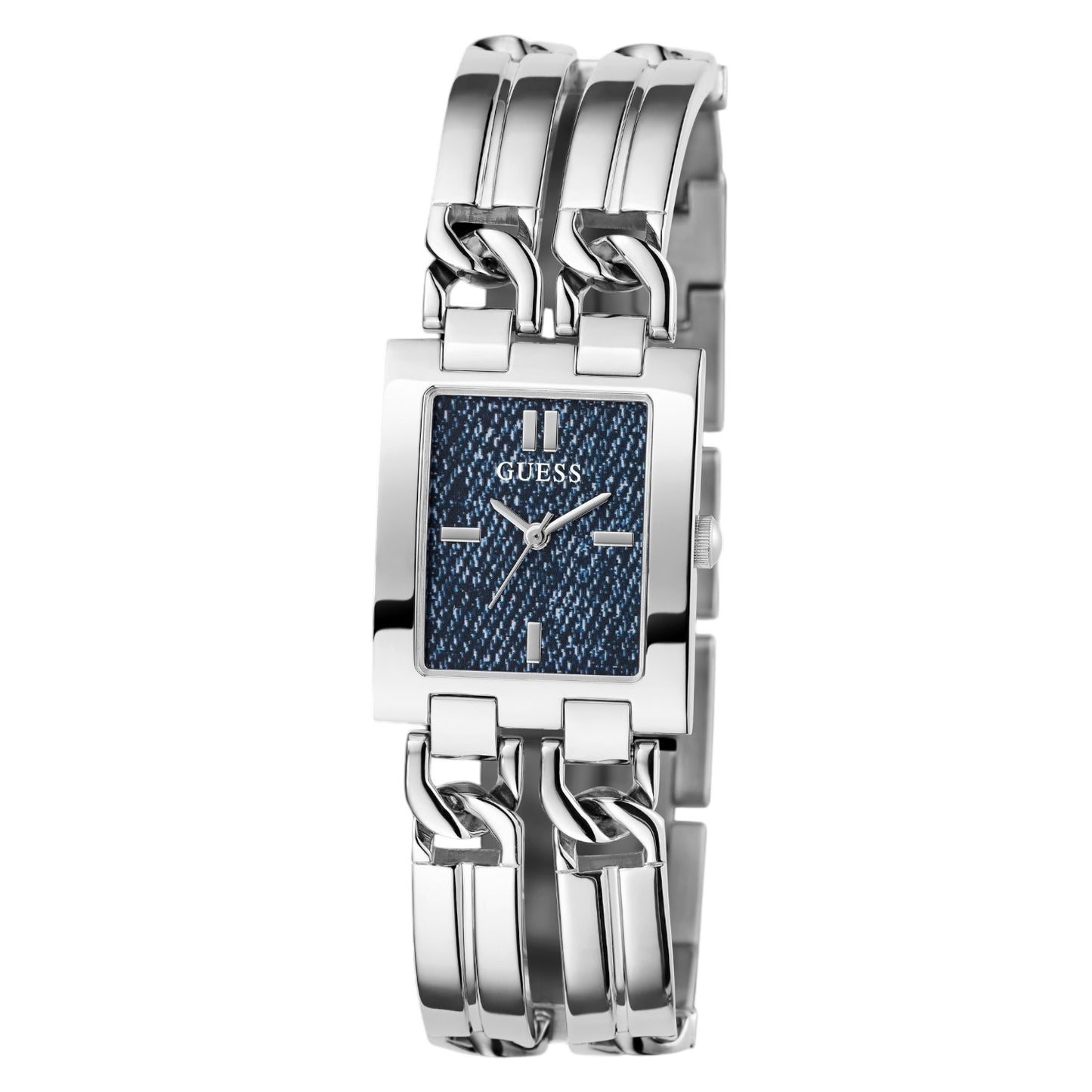 GUESS Ladies Silver Tone Analog Watch   GW0807L1