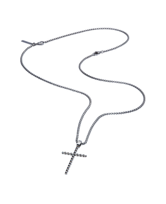 Police Stainless Steel CROSS PANDENT NECKLACE PJ.26382PSS/01