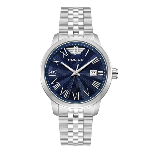 Polioce Men's Analog Round Shape Metal Wrist Watch PEWJH0021303 - 41 Mm