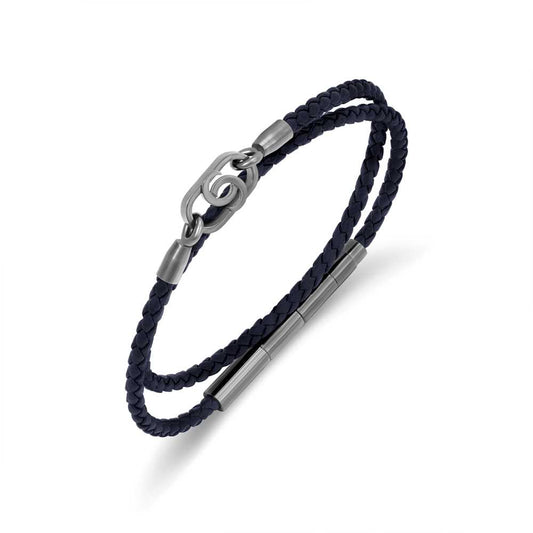 Cerruti 1881 Blue Double Wrap Bracelet CIAGB0015402