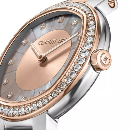 Cerruti 1881 Two-Tone Rose Gold Diamond CIWLG0086503