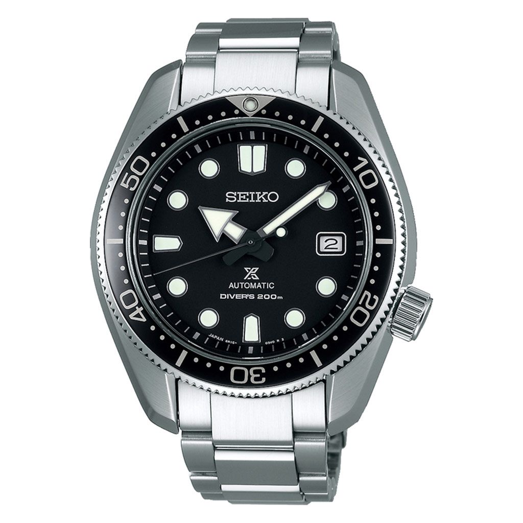 SEIKO Men's Hand Watch PROSPEX Stainless Band, Black Dial SPB077J1