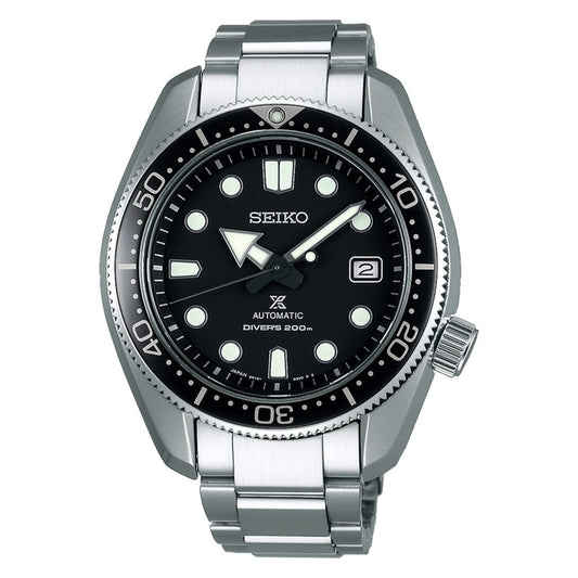 SEIKO Men's Hand Watch PROSPEX Stainless Band, Black Dial SPB077J1