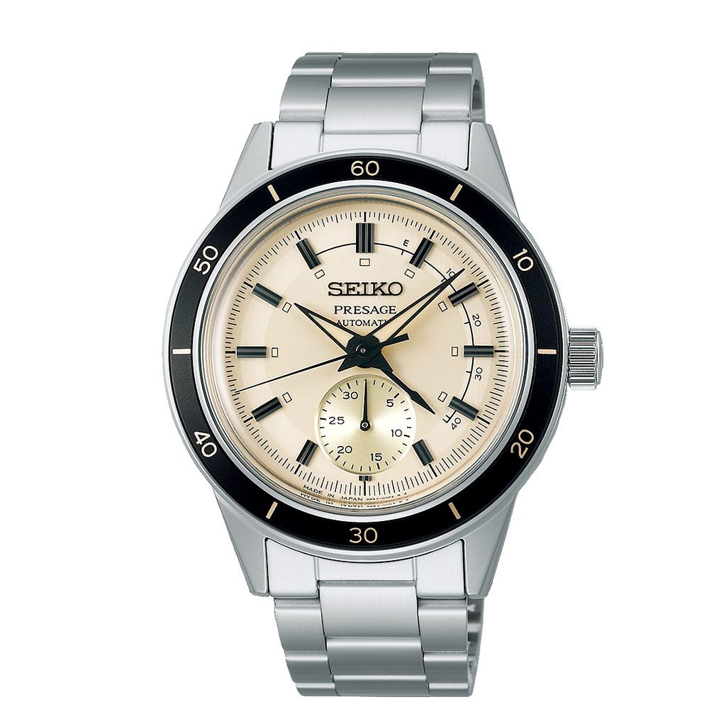 SEIKO Men's Hand Watch PRESAGE Stainless Band Beige Dial SSA447J1
