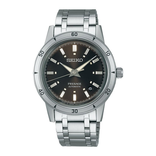 SEIKO Men's Hand Watch PRESAGE Stainless Band Brown Dial SRPL09J1