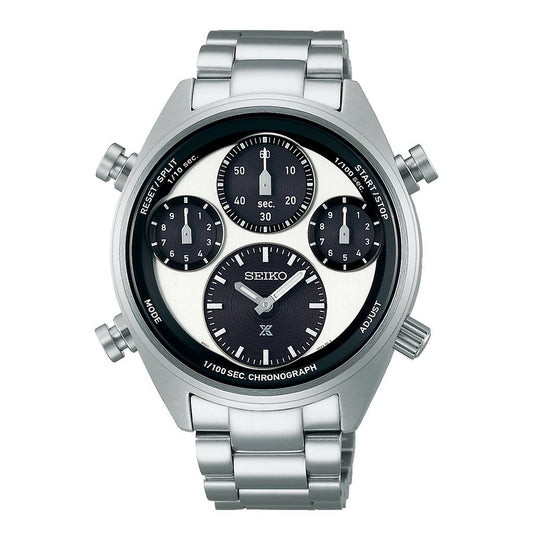 SEIKO Men's Hand Watch PROSPEX Stainless Band White Dial SFJ001P1