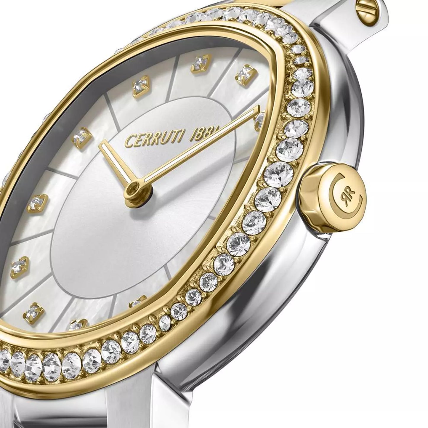 Cerruti 1881 Two-Tone Gold Diamond Watch CIWLG0086504