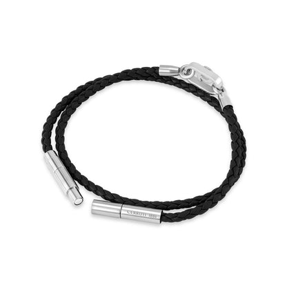 Cerruti 1881 Black Double Wrap Bracelet CIAGB0015401