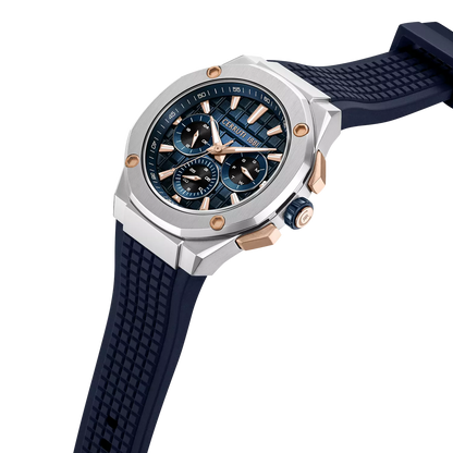 Cerruti 1881 Razzuolo Men's Chronograph Blue Dial Leather Watch - CIWGQ0073402