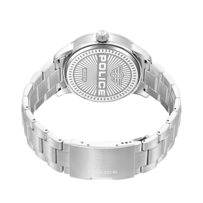 POLICE Men Analog Quartz Casual Watch Classic Dress Black Dial Waterproof Round