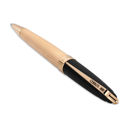 Cerruti1881 Ballpoint Pen Rose Gold & Black NSS220701A