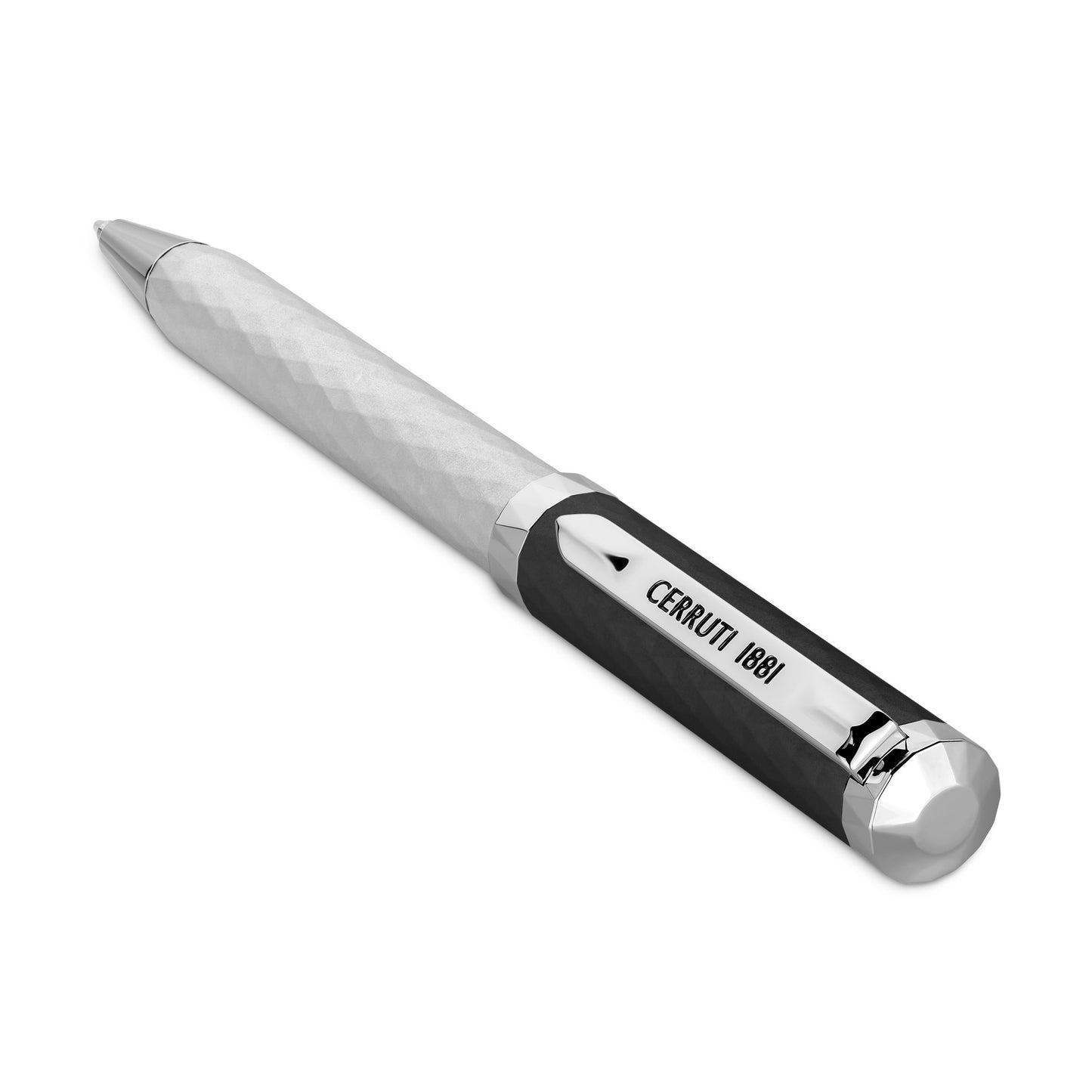 Cerruti1881 - Ballpoint Pen Matt Silver & Blue