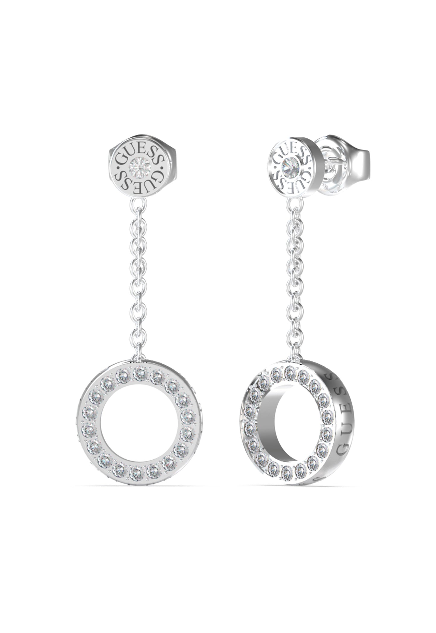 Guess Jewelry - Ladies Earrings JUBE03161JWRHT/U silver Color