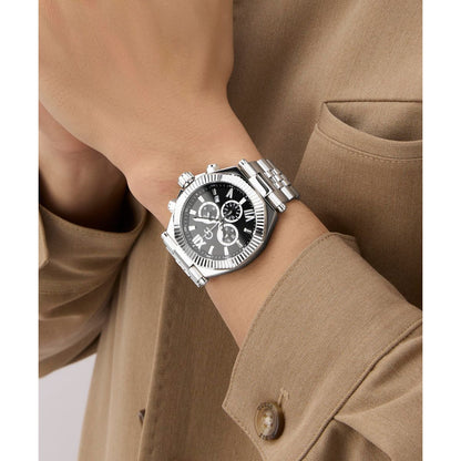 Gc Atlas Chrono Metal Men Watch Silver Stainless Steel Bracelet Z66001G2