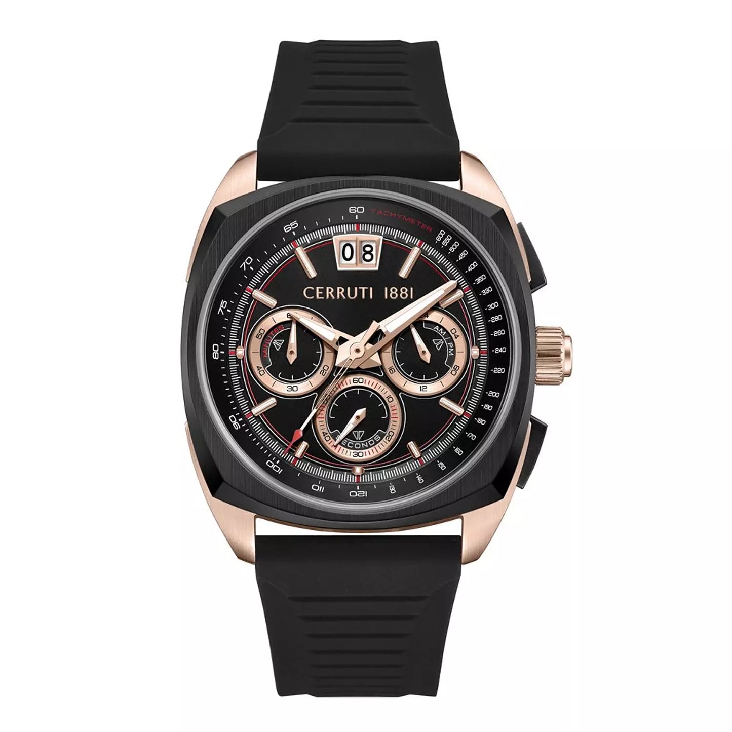 Cerruti 1881 Rose Gold Black Chronograph CIWGO0085102