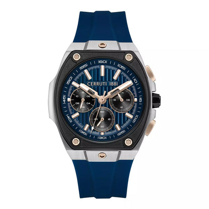 Cerruti 1881 Blue & Silver Chronograph CIWGO0085004
