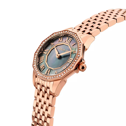 Cerruti 1881 Women's Rose Gold Analog Stainless Steel Strap Watch | CIWLG0008201