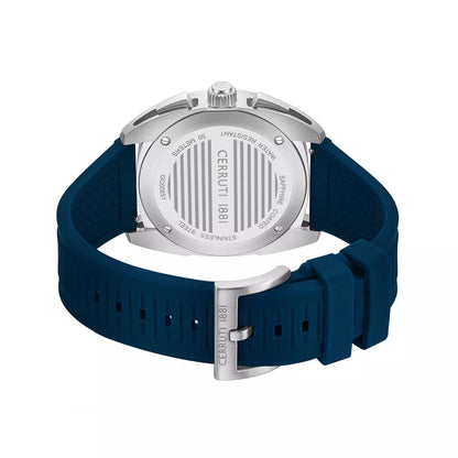 Cerruti 1881 Blue Accent Silver Chrono CIWGO0085105