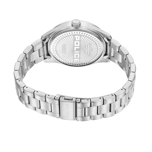 Police Grille Silver Stainless Steel Watch For Men 48.5MM - 5 ATM - PEWJG0018203