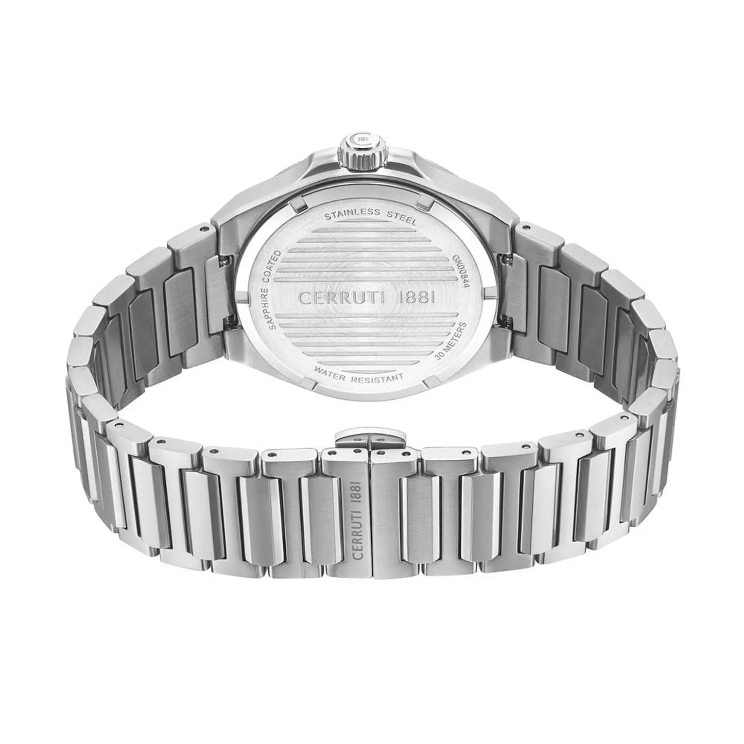 Cerruti 1881 Blue Dual-Time Steel Watch CIWGK0084401