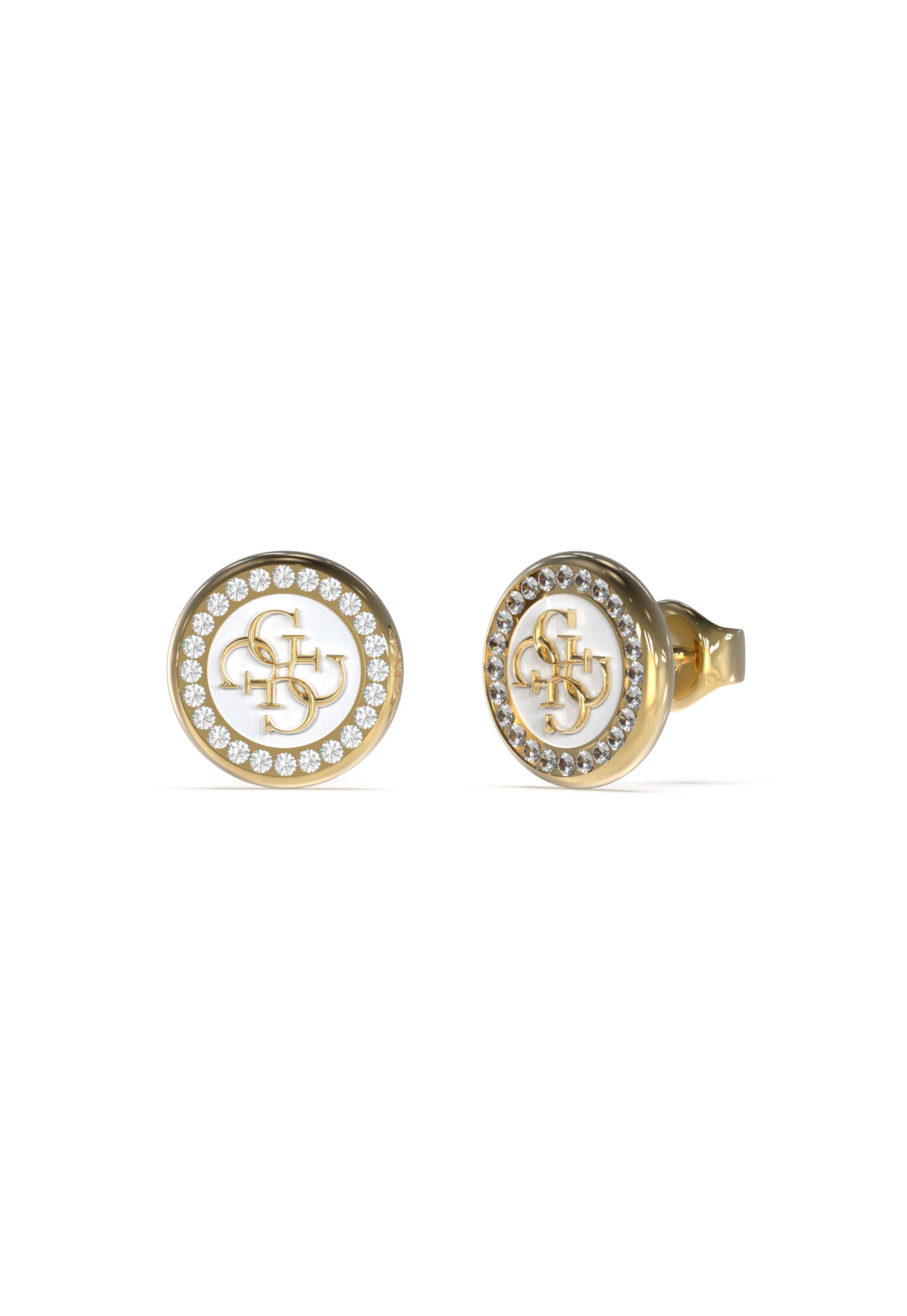 Guess Jewelry - JUBE03123JWYGWHT/U Ladies gold Earrings