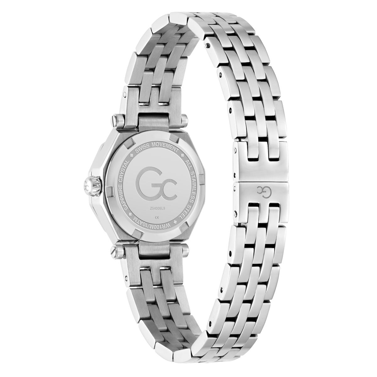 Gc Gleam Mini Small Size Metal Women Watch Silver Stainless Steel Bracelet Z54006L9