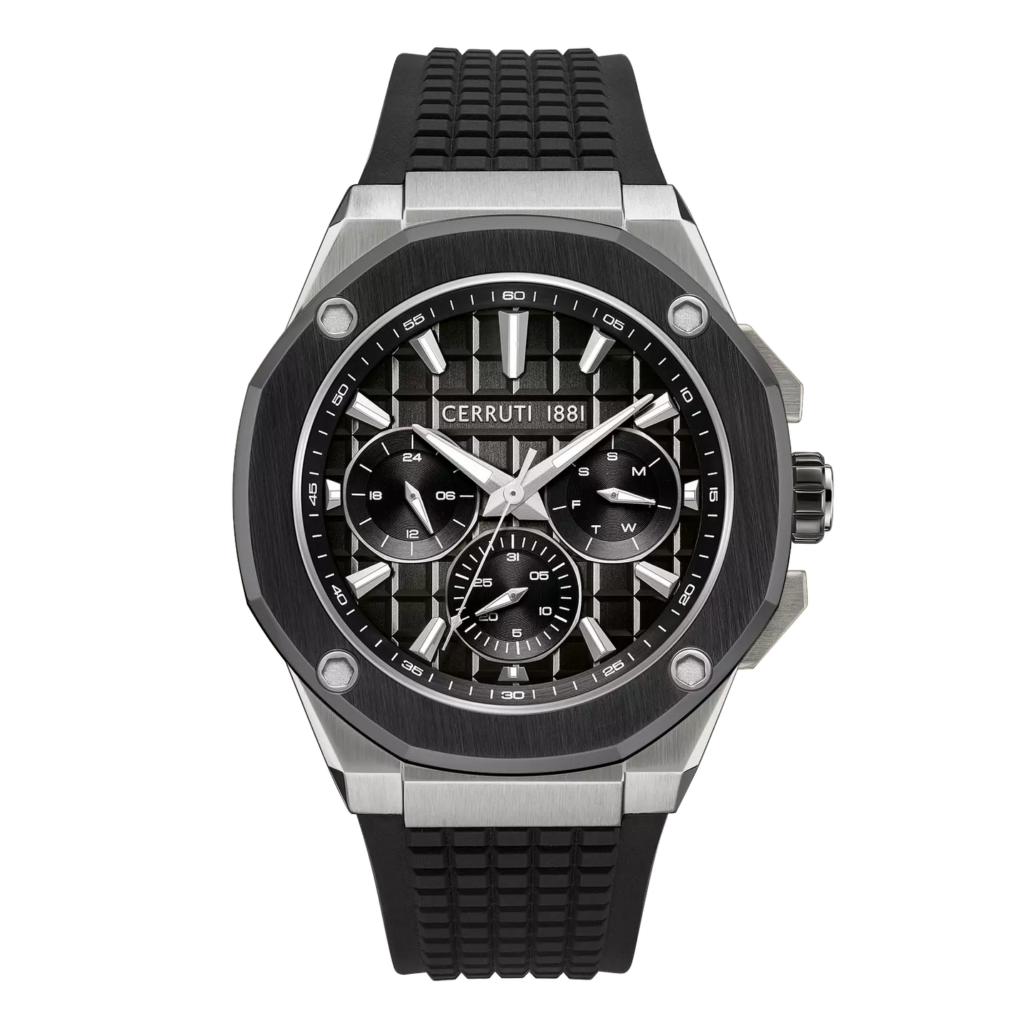 Cerruti 1881 Razzuolo Men's Chronograph Black Dial Leather Watch - CIWGQ0073401