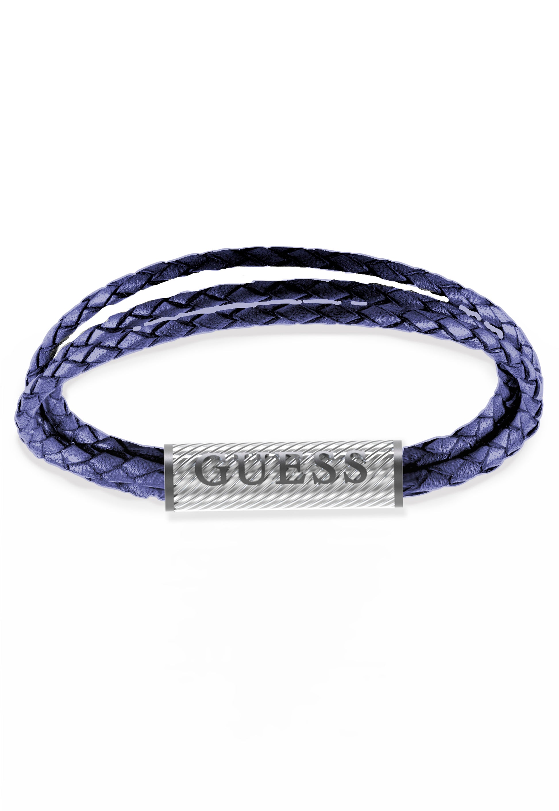 Guess Jewelry - Gents Bracelet JUMB03033JWSTJBS silver & Blue Color
