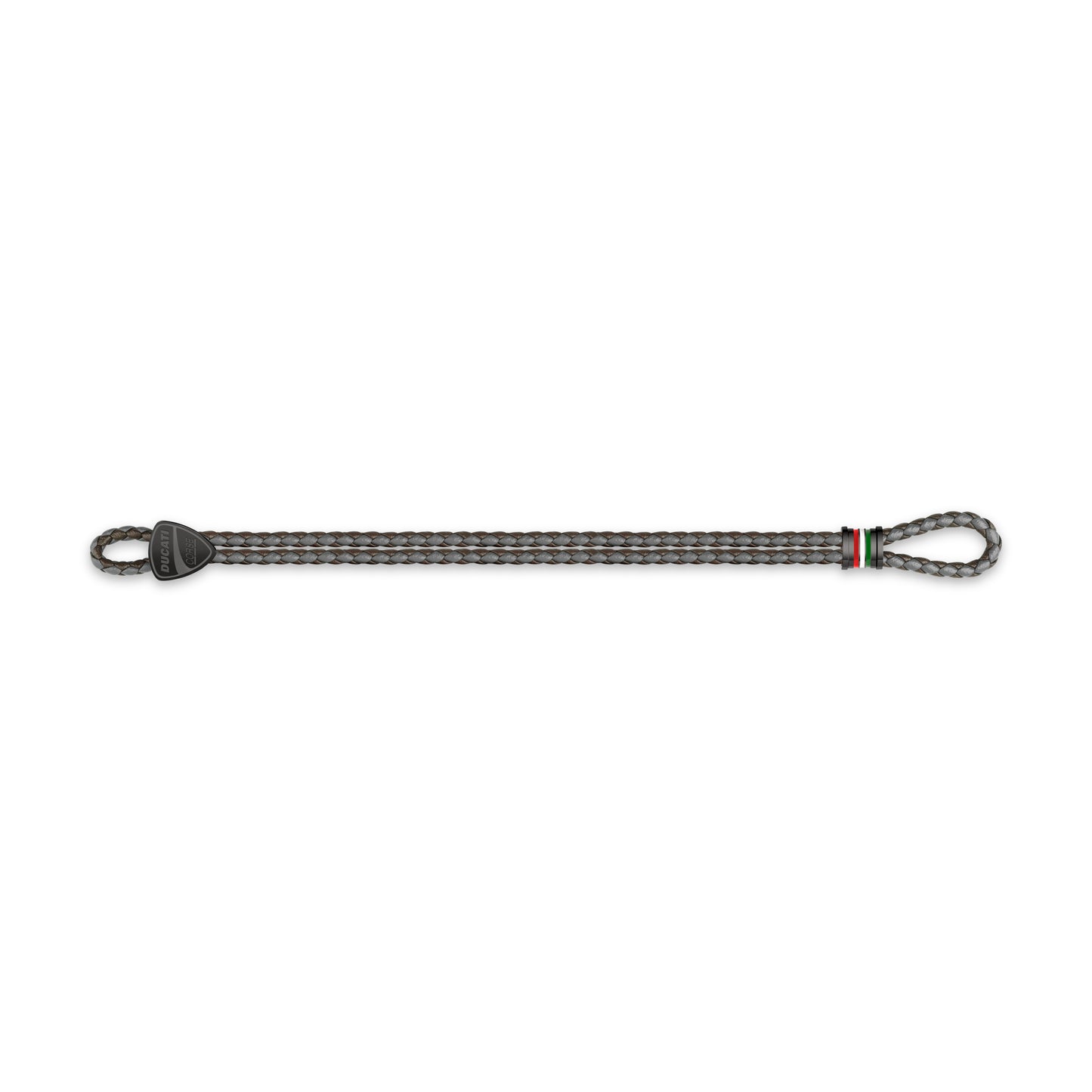 Ducati DTAGB2137505 Scudetto Brown-Grey Bracelet