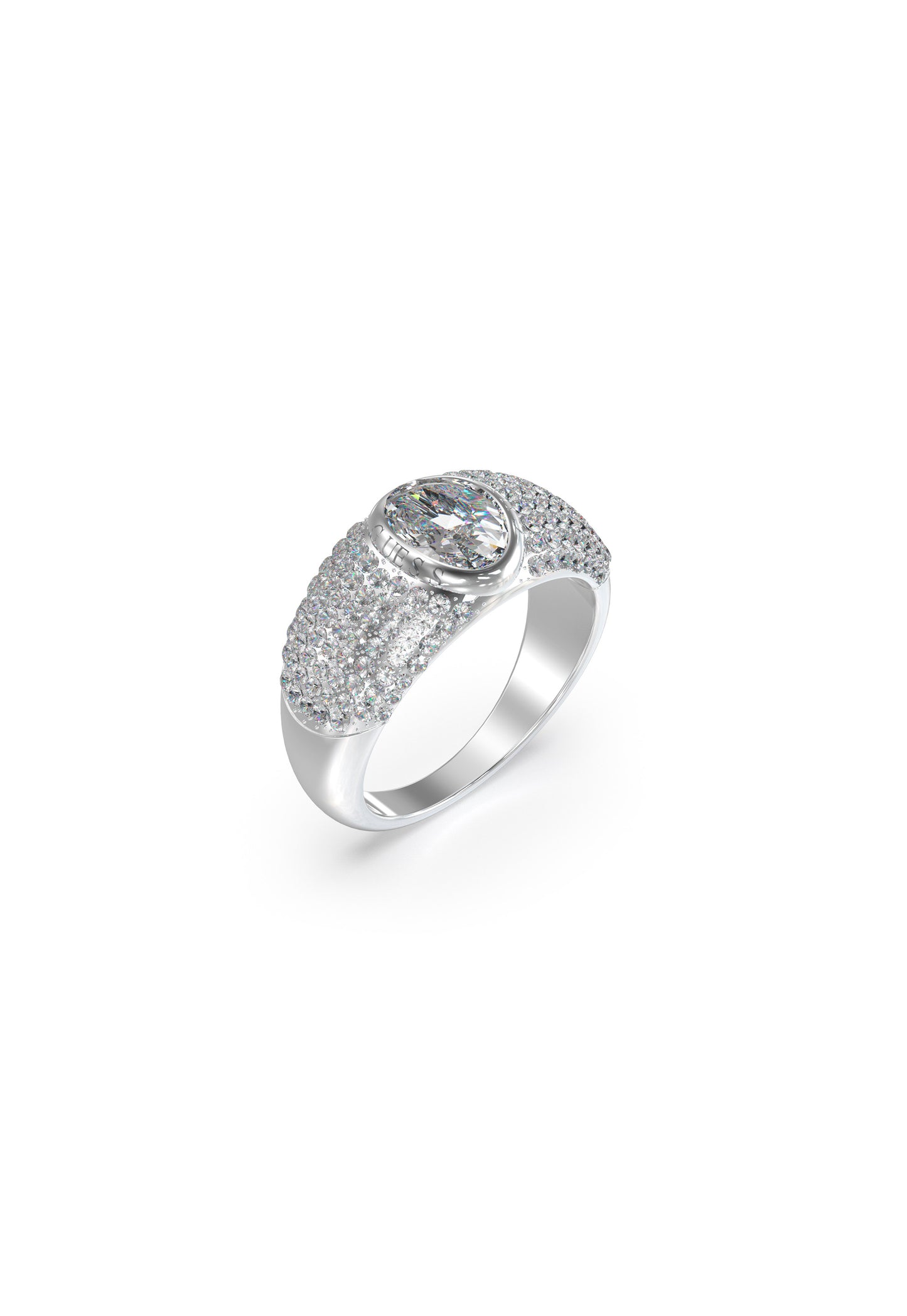 Guess Jewelry - JUBR03181JWRH56 Ladies silver Ring